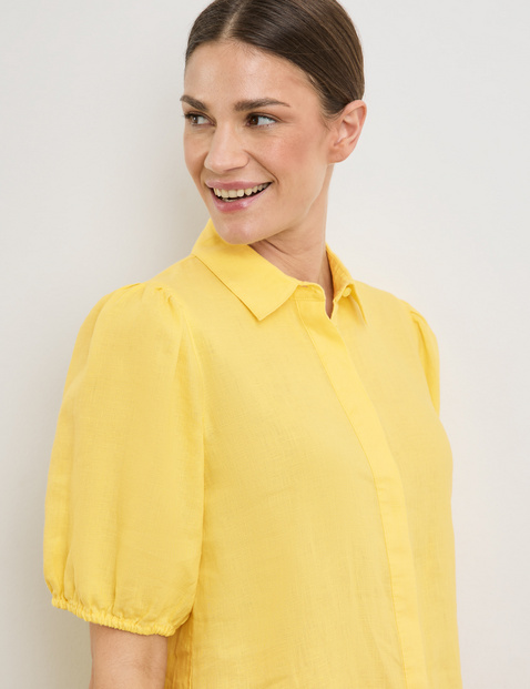 Modisches Blusenkleid aus Leinen