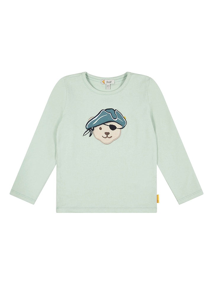 Steiff Longsleeve in Hellgrün günstig kaufen