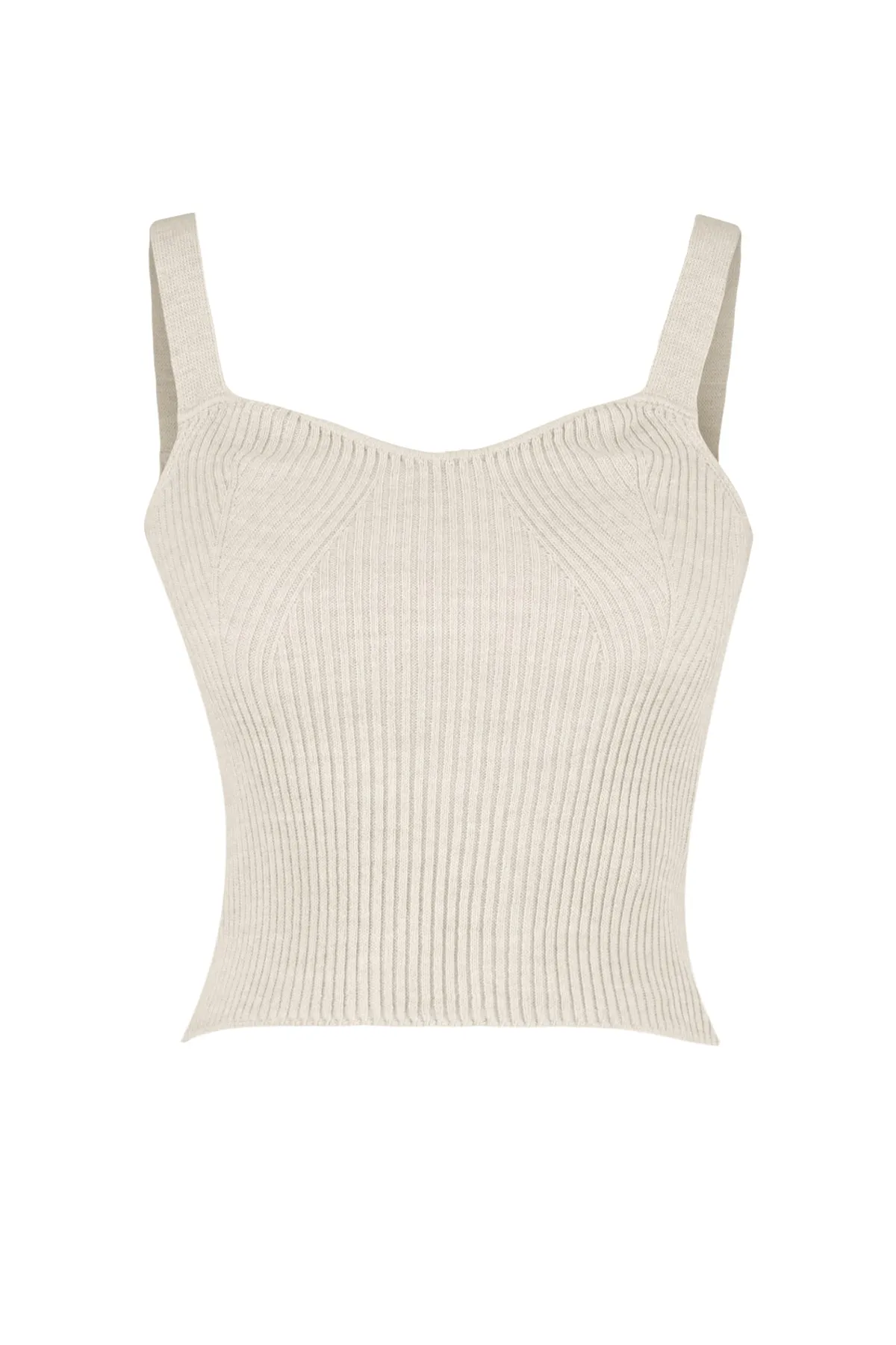 Trendyol Collection  Stone Basic-Strickbluse mit Trägern TWOSS23BZ00805