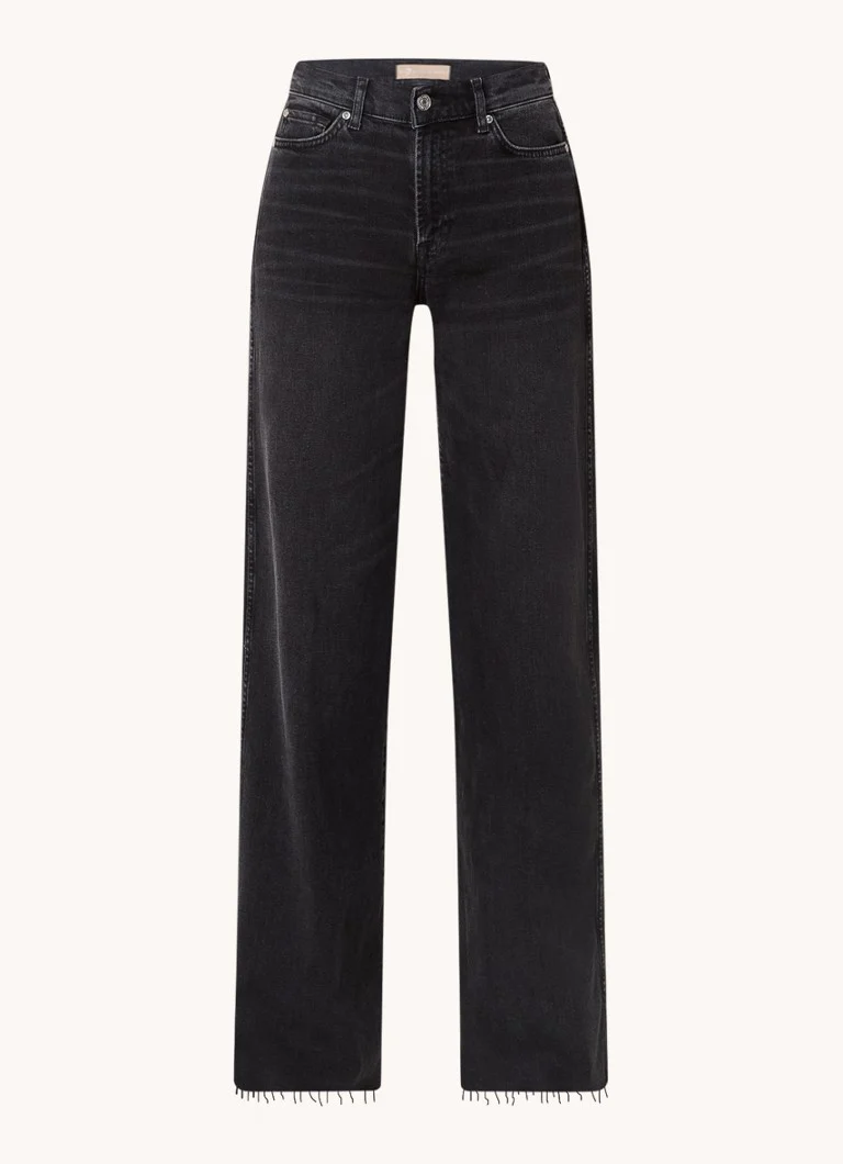 7 For All Mankind Lotta farmerke visokog struka širokog kroja od mješavine liocela