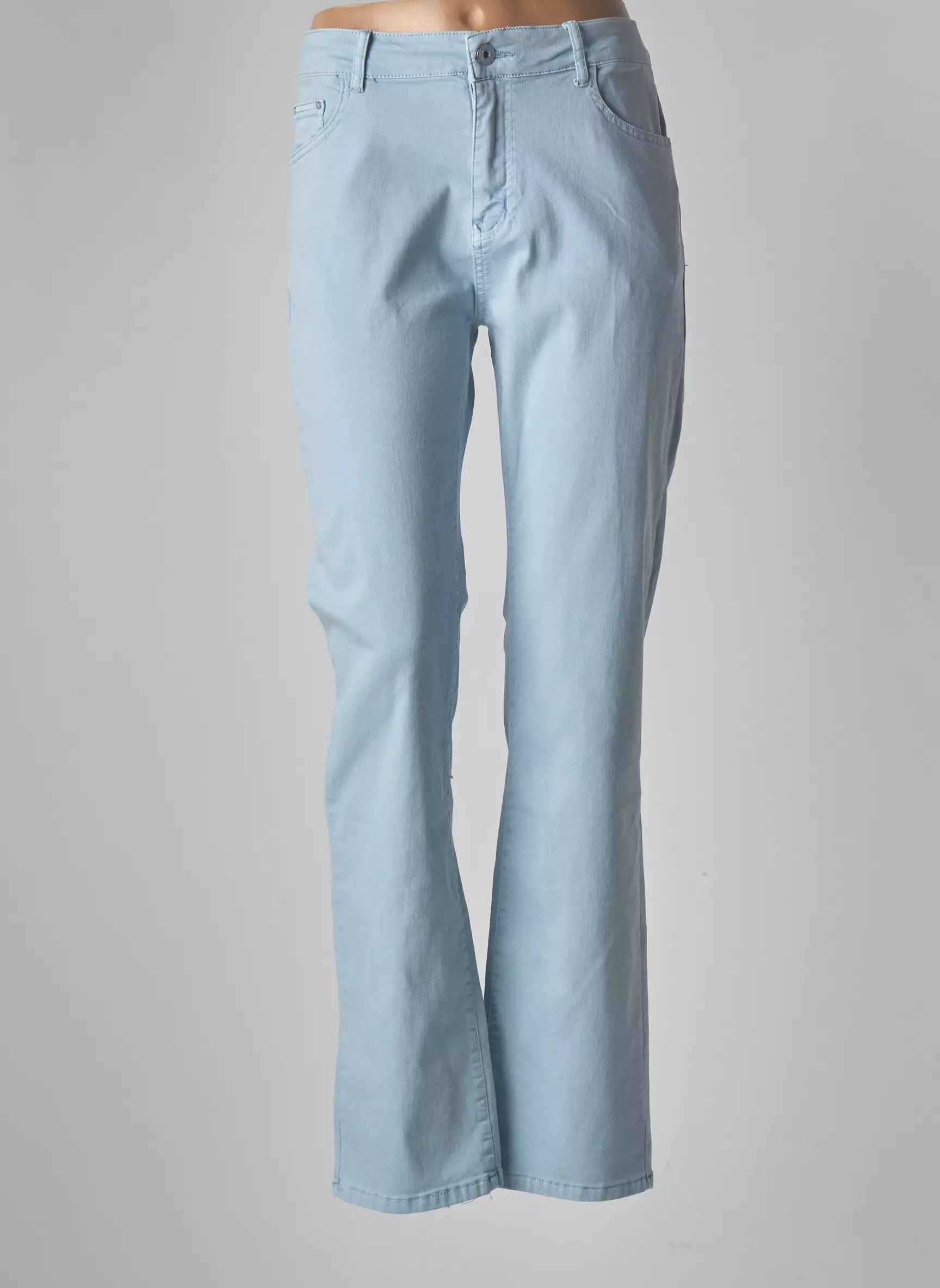 Voggo Pantalons Slim Femme couleur bleu