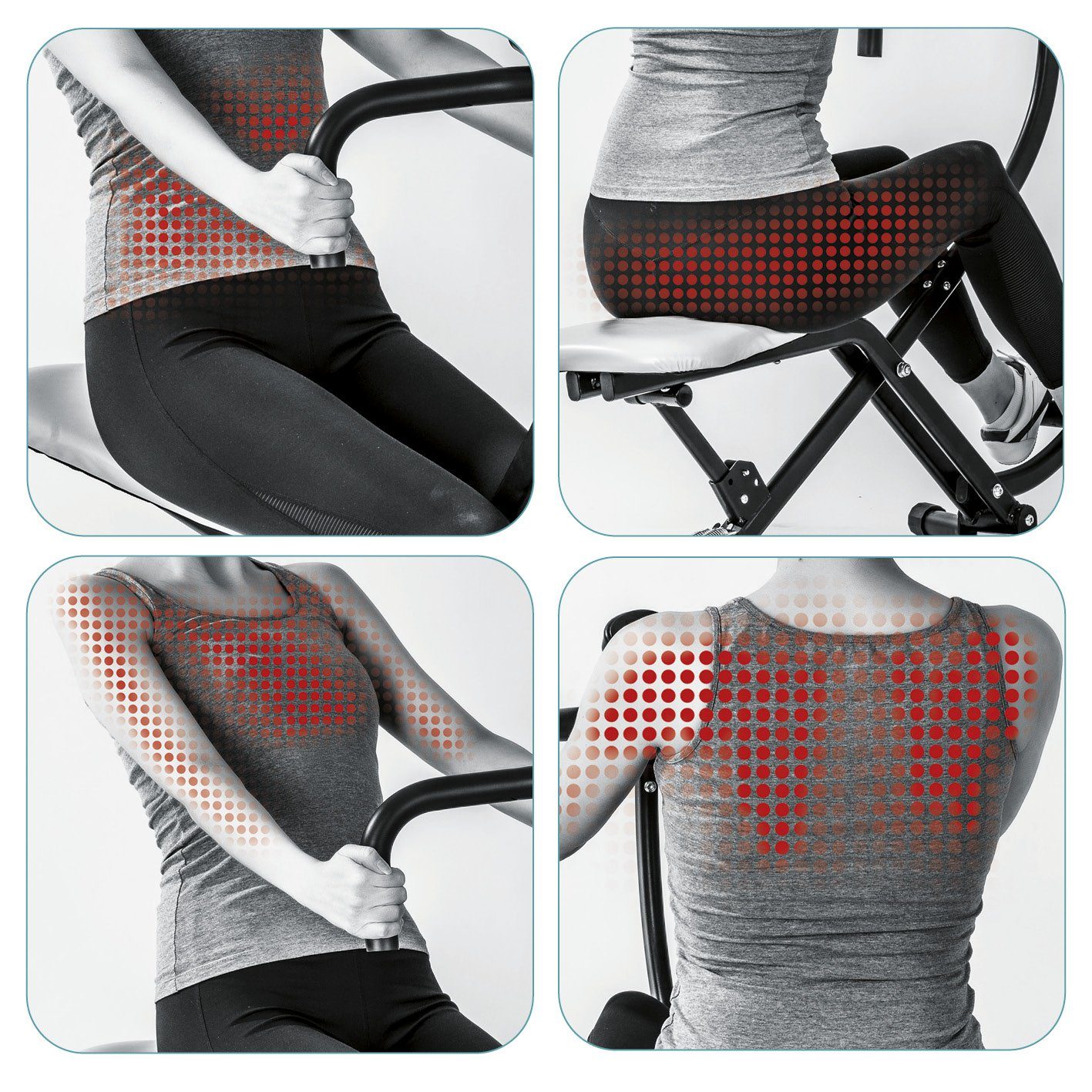 MAXXMEE Multitrainer Trainingsgerät Crunch & Glide, Kräftigung mit dem Eigengewicht - Oberkörpertraining