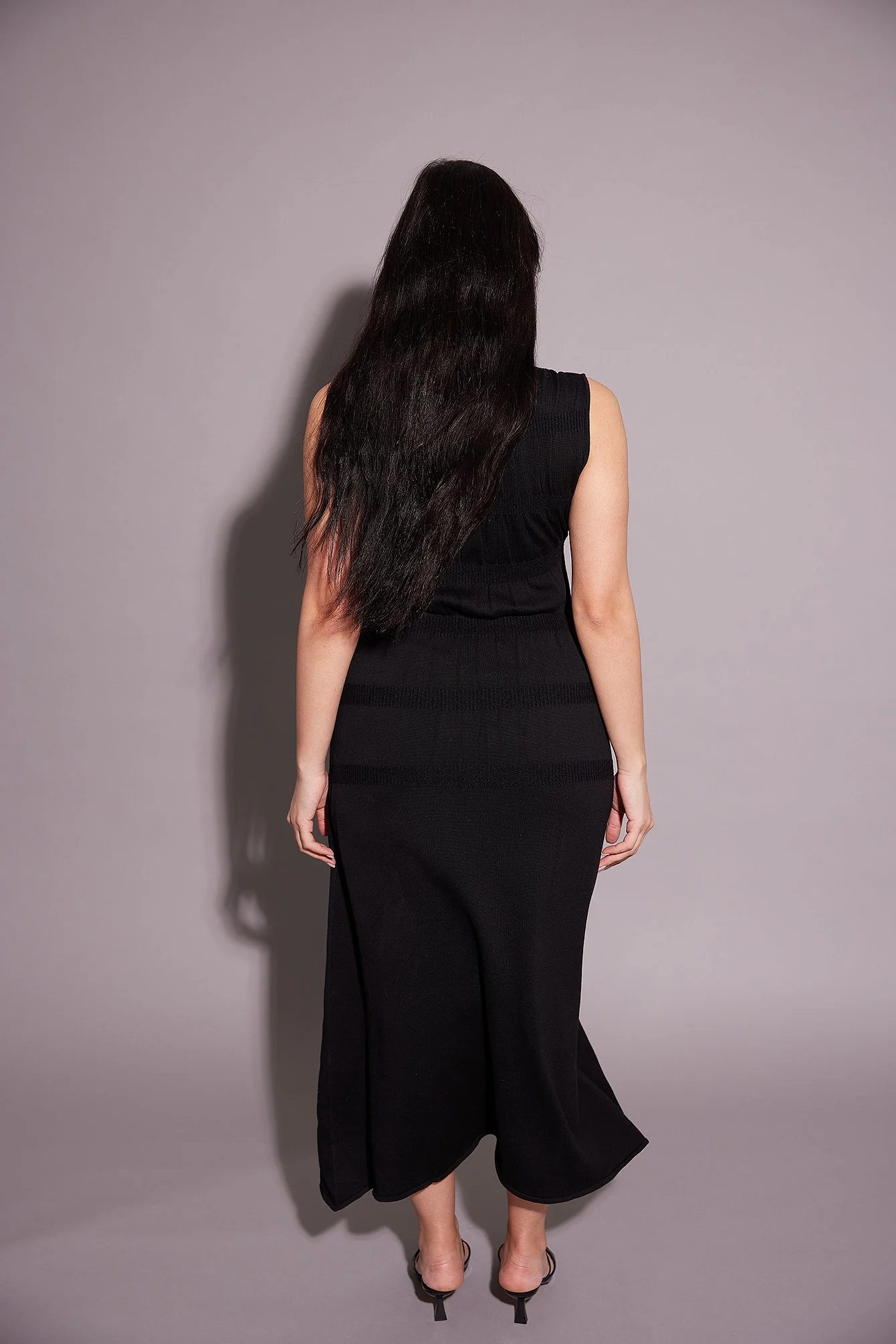 Gestricktes Midi-Kleid