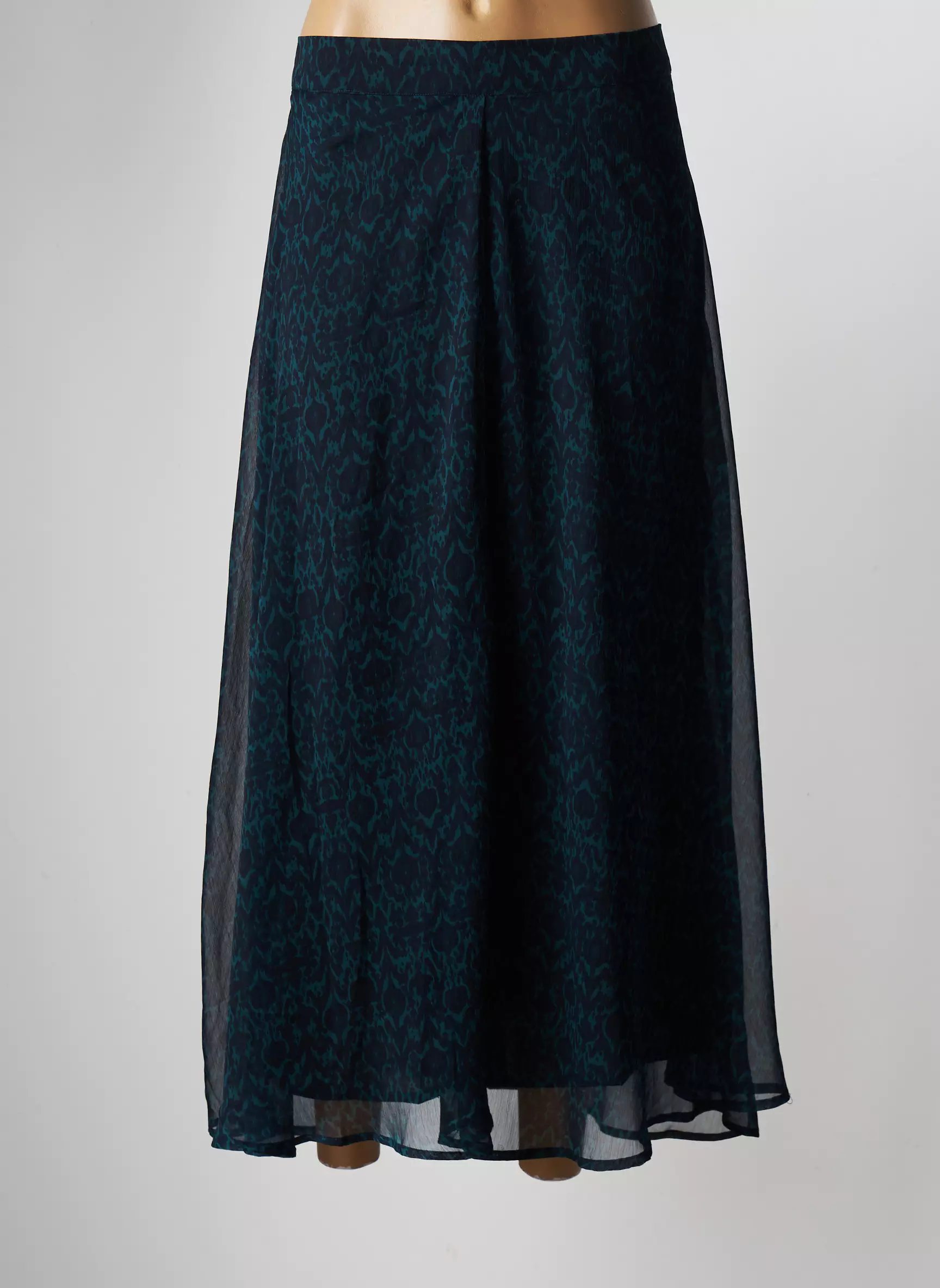 An Ge Jupes Longues Femme couleur vert