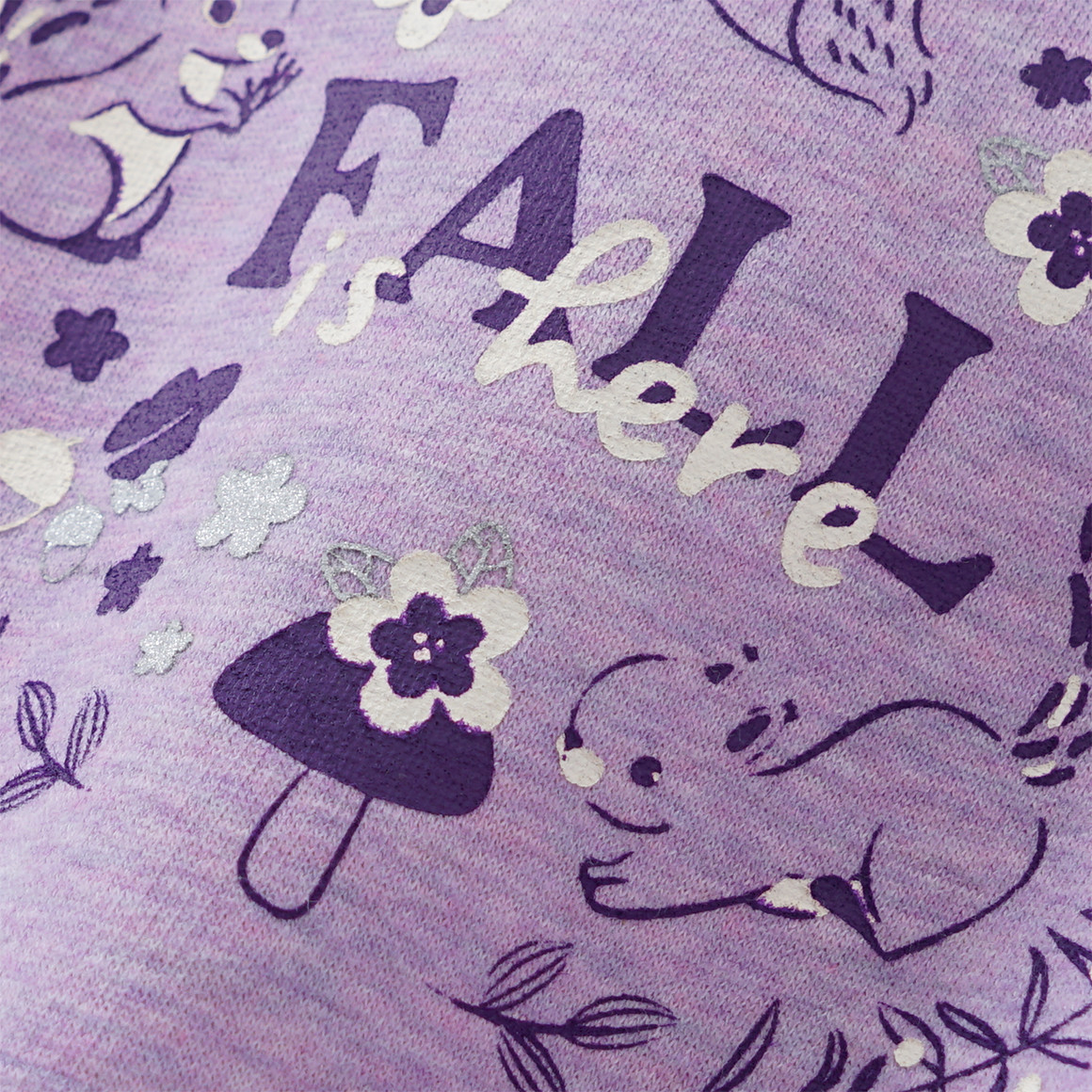 Mädchen Hoodie mit herbstlichem Print