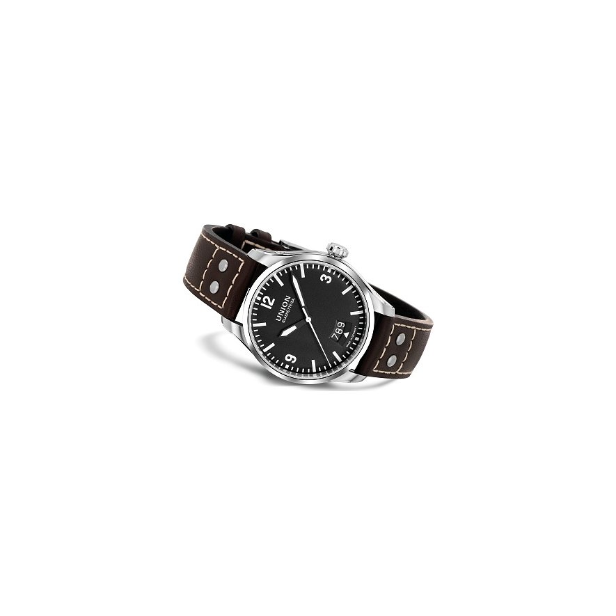 Union Glashütte Herrenuhr Belisar Pilot Datum