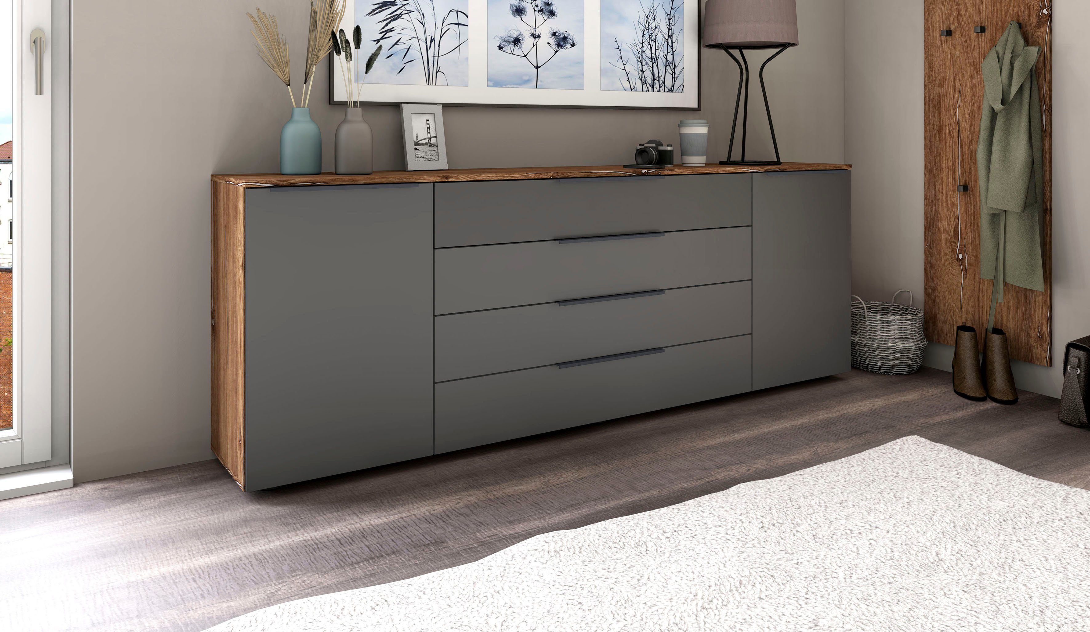 borchardt Möbel Sideboard Tom, Breite 200 cm