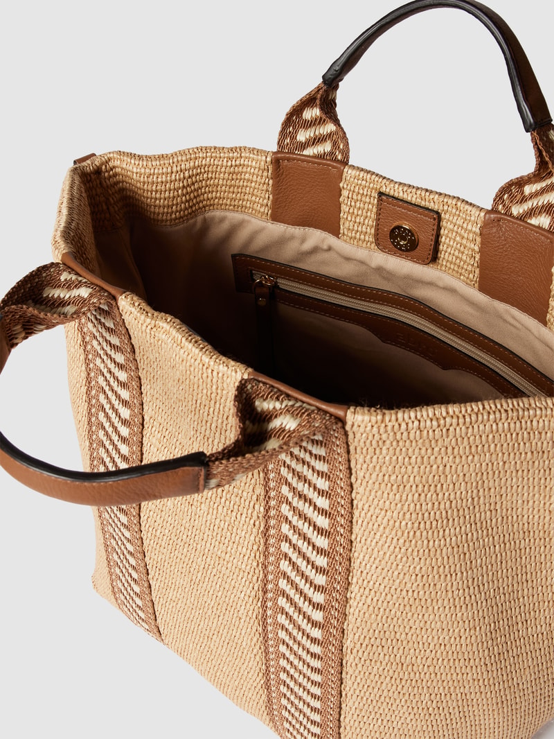 Shopper mit abnehmbarem Schulterriemen Modell 'Kaia' in beige