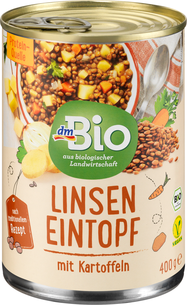 Eintopf, Linsen mit Kartoffeln, 400 g