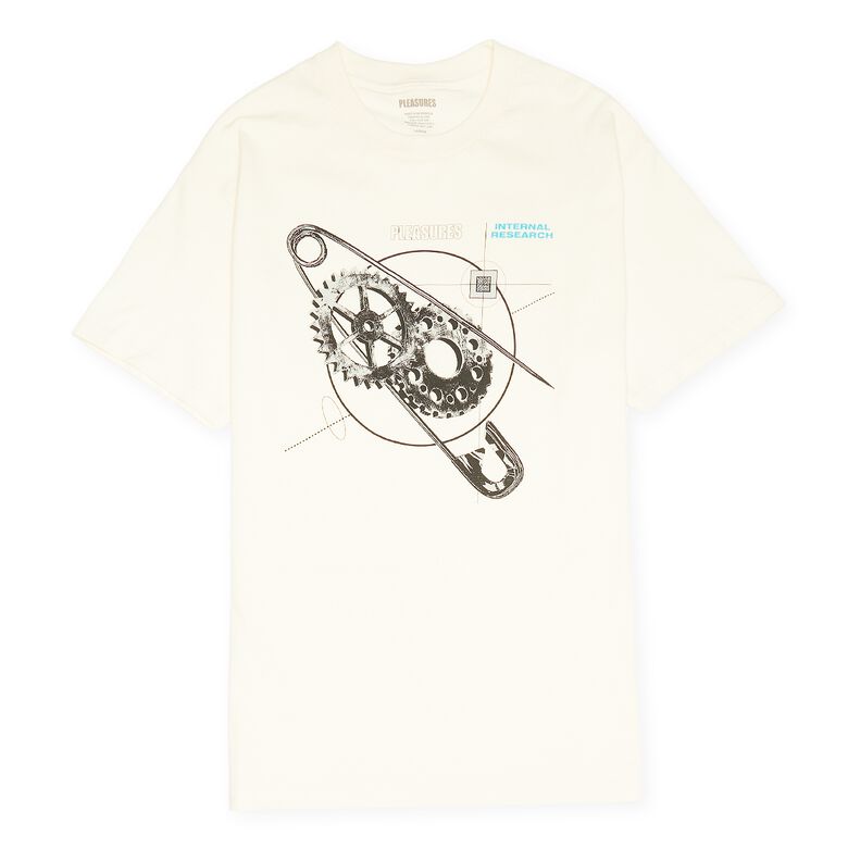 Pleasures Research T-Shirt natural