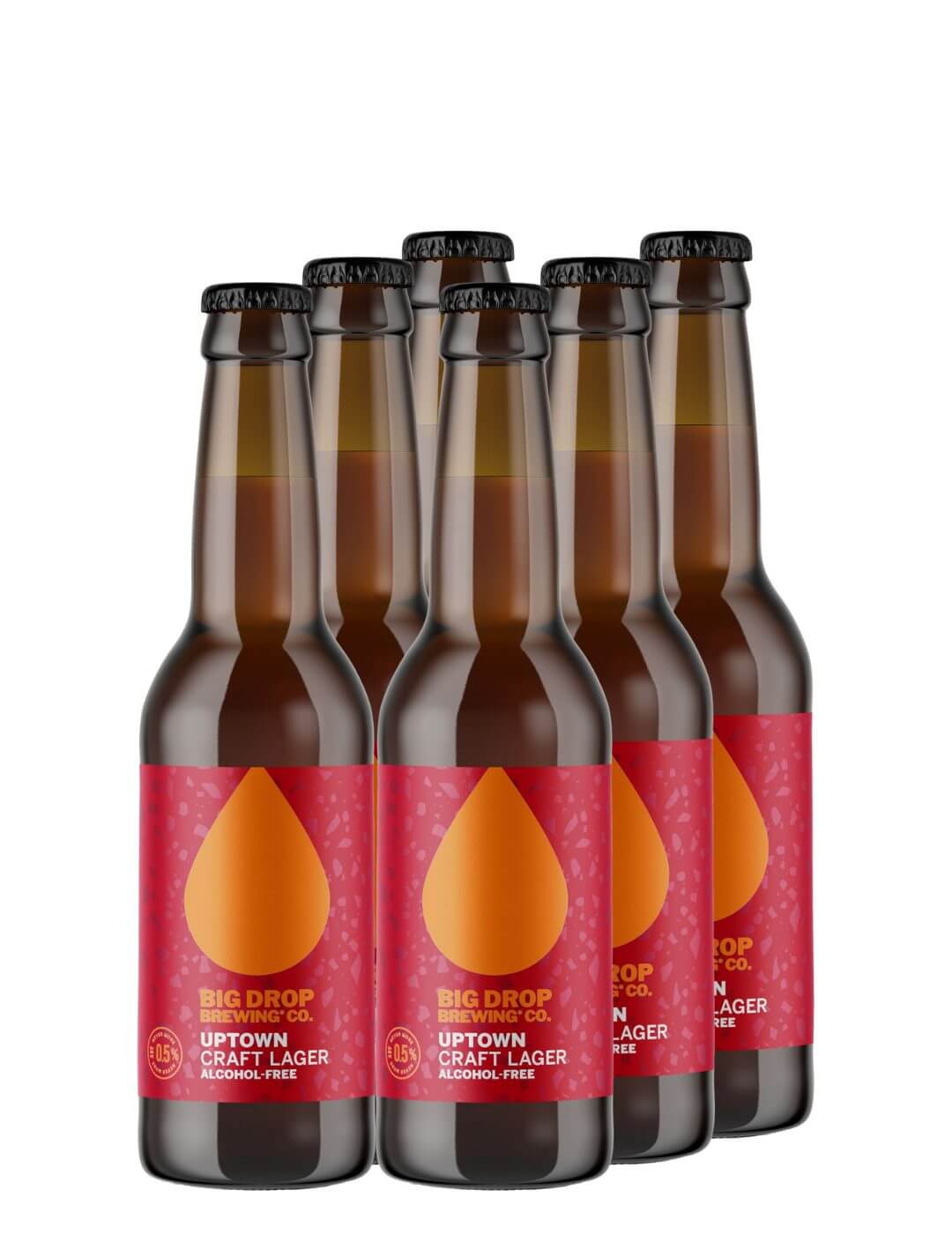 Big Drop : Uptown Craft Lager - Gueule de joie 0.5° |  33 cl