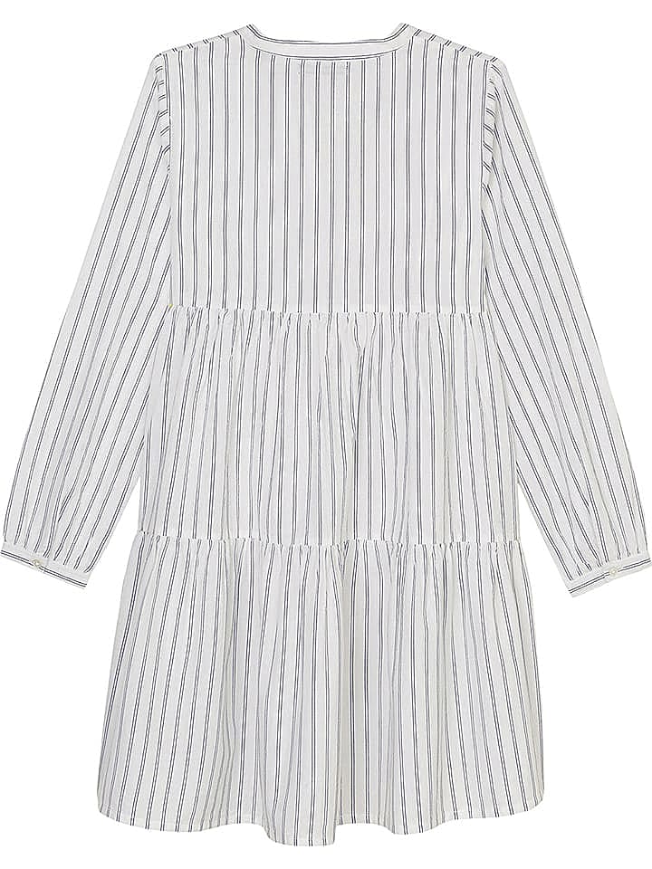 Marc O'Polo Junior Kleid in Weiß/ Blau günstig kaufen 164