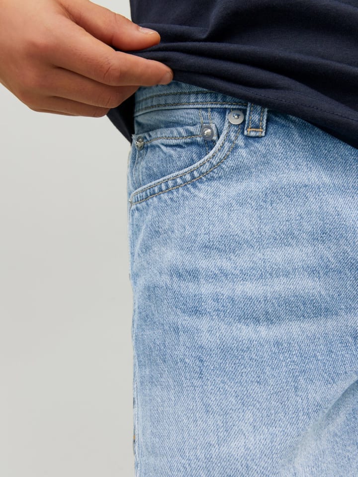 JACK & JONES Junior Jeans JJICHRIS relaxed fit in blue denim günstig kaufen