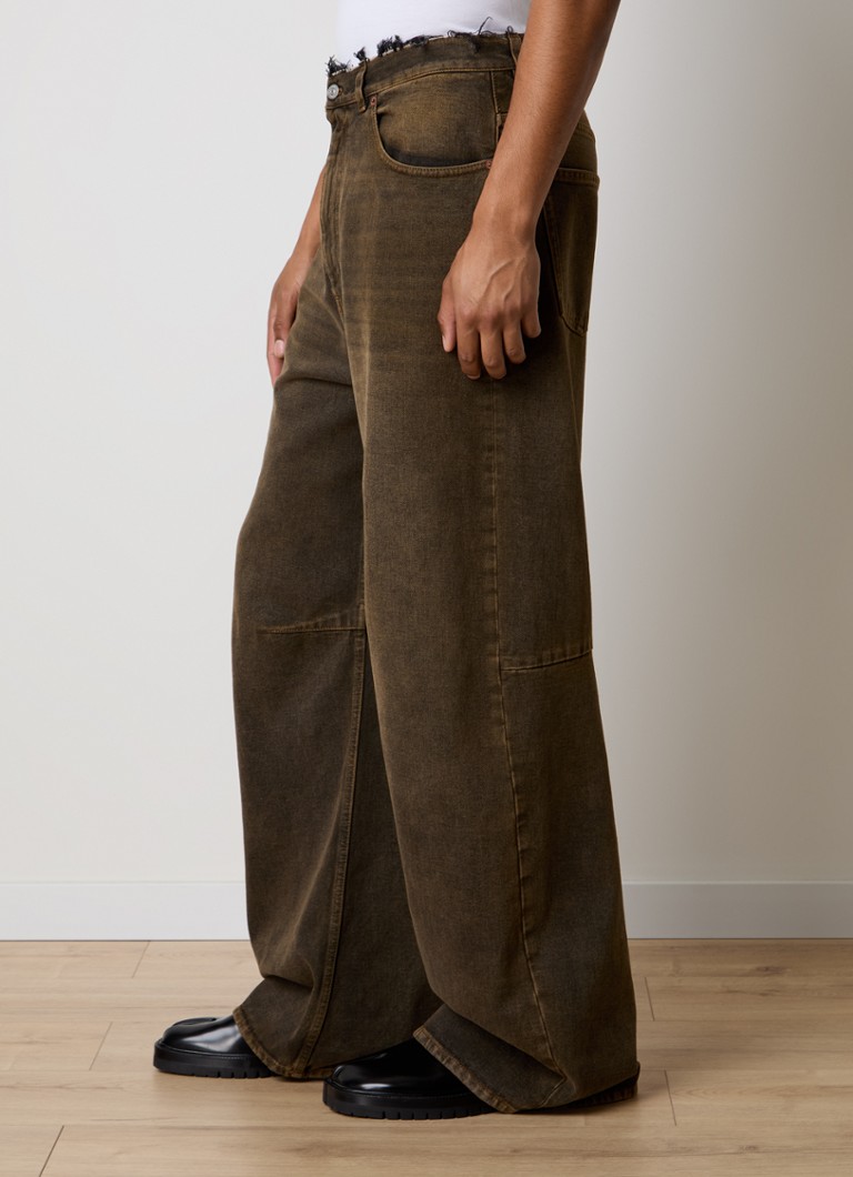 Džíny MM6 Wide leg s barevným praním