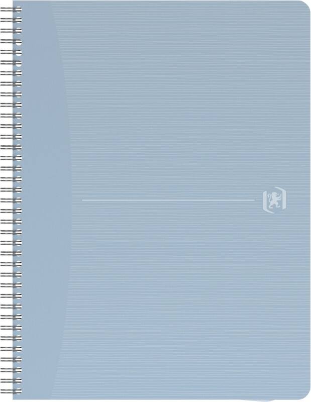 OXFORD My Rec’Up Notizbuch DIN A5 Kariert Doppeldraht Matt Lackierter Karton Blau Nicht perforiert 180 Seiten 90 Blatt