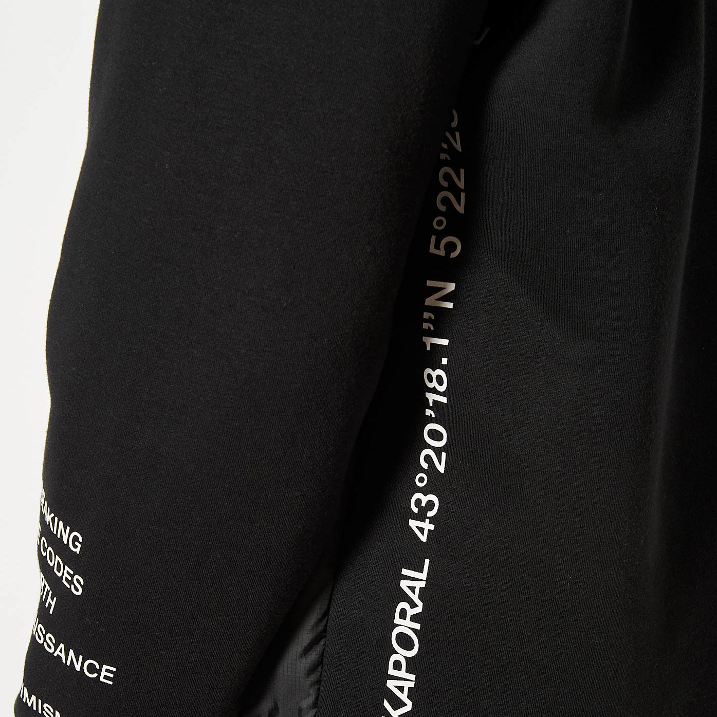 SIMBA  Sweat doudoune zippé noir Homme