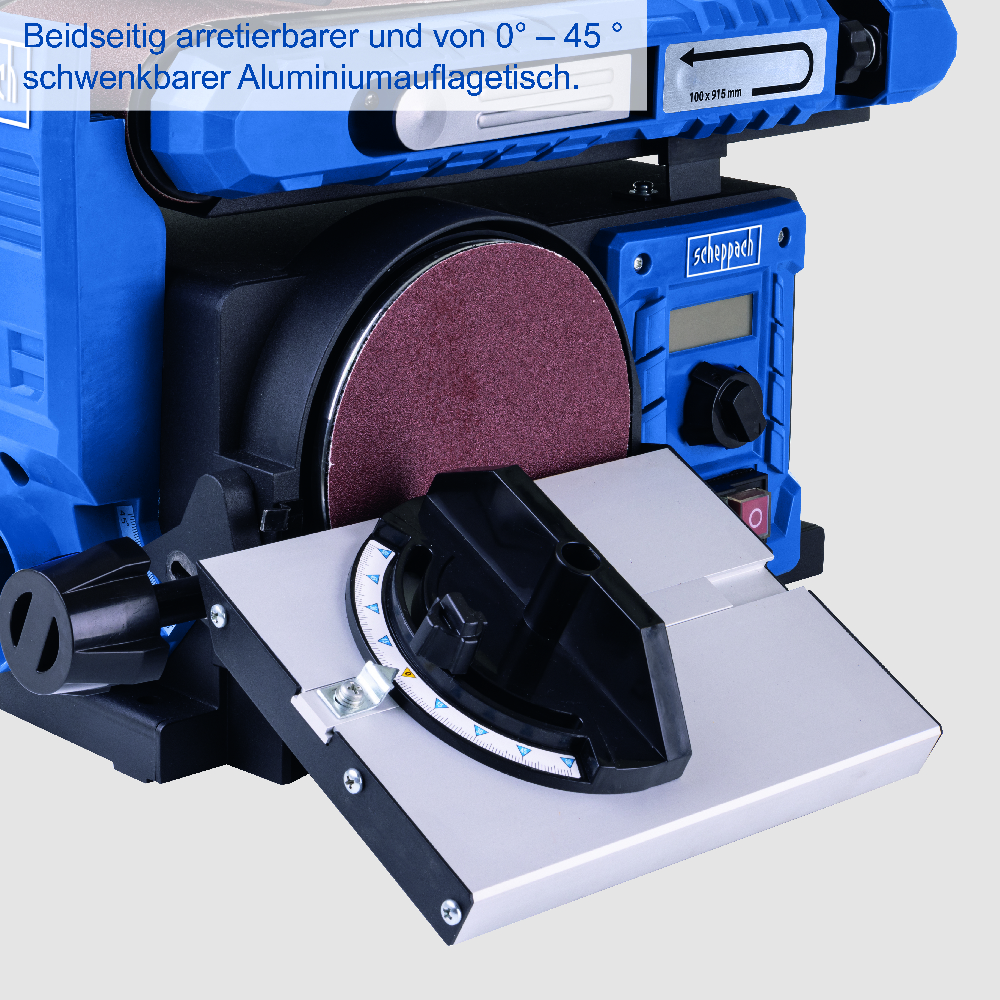 Scheppach BTS800 Vario Band- und Tellerschleifer