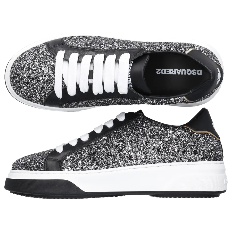 Dsquared2 - Sneaker low BUMPER Glitter - schwarz