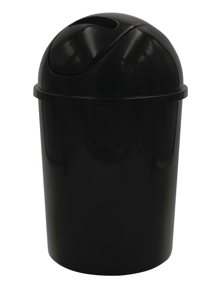 RIDDER Kosmetikeimer, Abfalleimer mit Schwingdeckel Eco 5 L schwarz günstig kaufen onesize