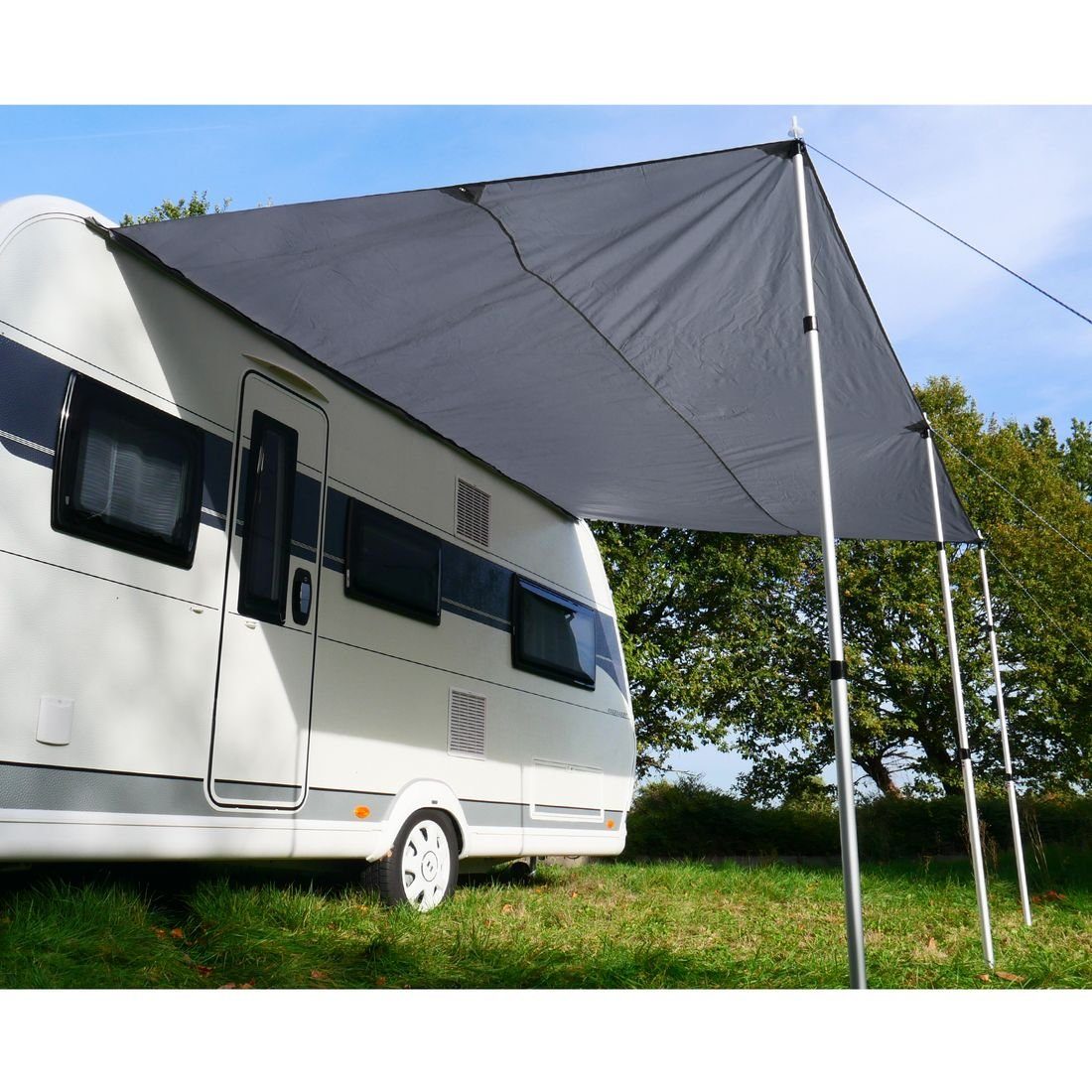 yourGEAR Sonnensegel yourGEAR Wohnwagen Sonnensegel Caravan Tarp 4 x 2,4 m Sonnendach