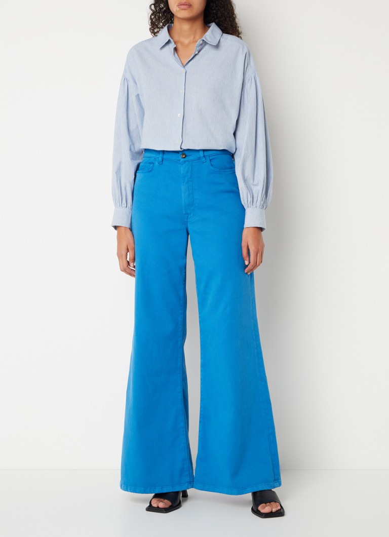 Skrócona bluzka w paski w rozmiarze oversize od Sarah do mojego baru