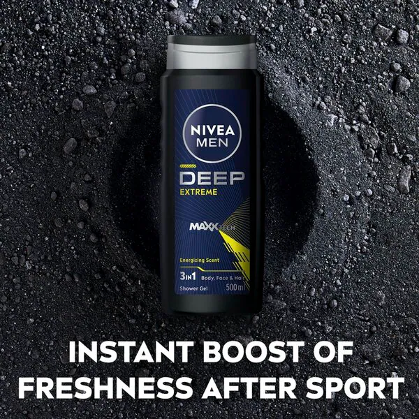 NIVEA Men Deep Extreme -suihkugeeli 500 ml