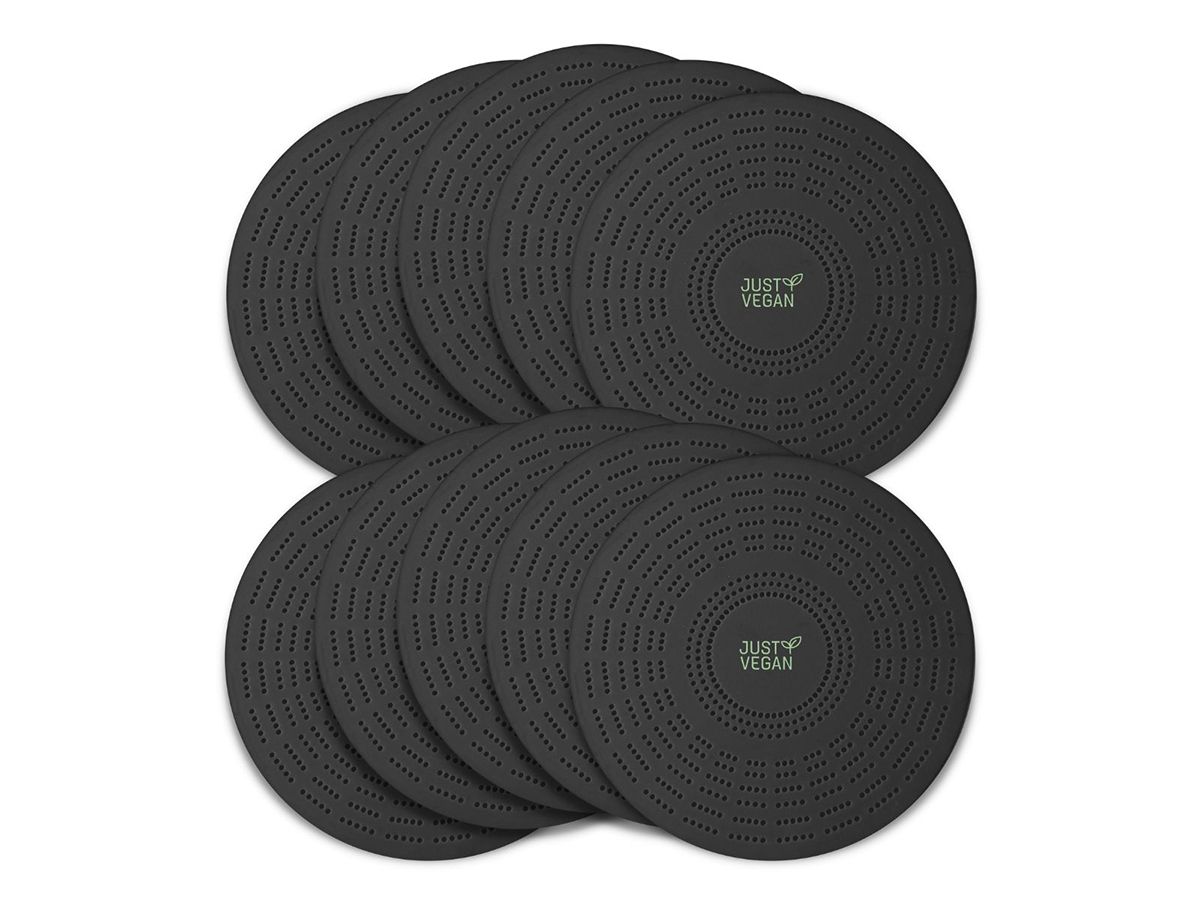Just Vegan Set von 10 Pfannen-Spritzschutz Ersatzfilter