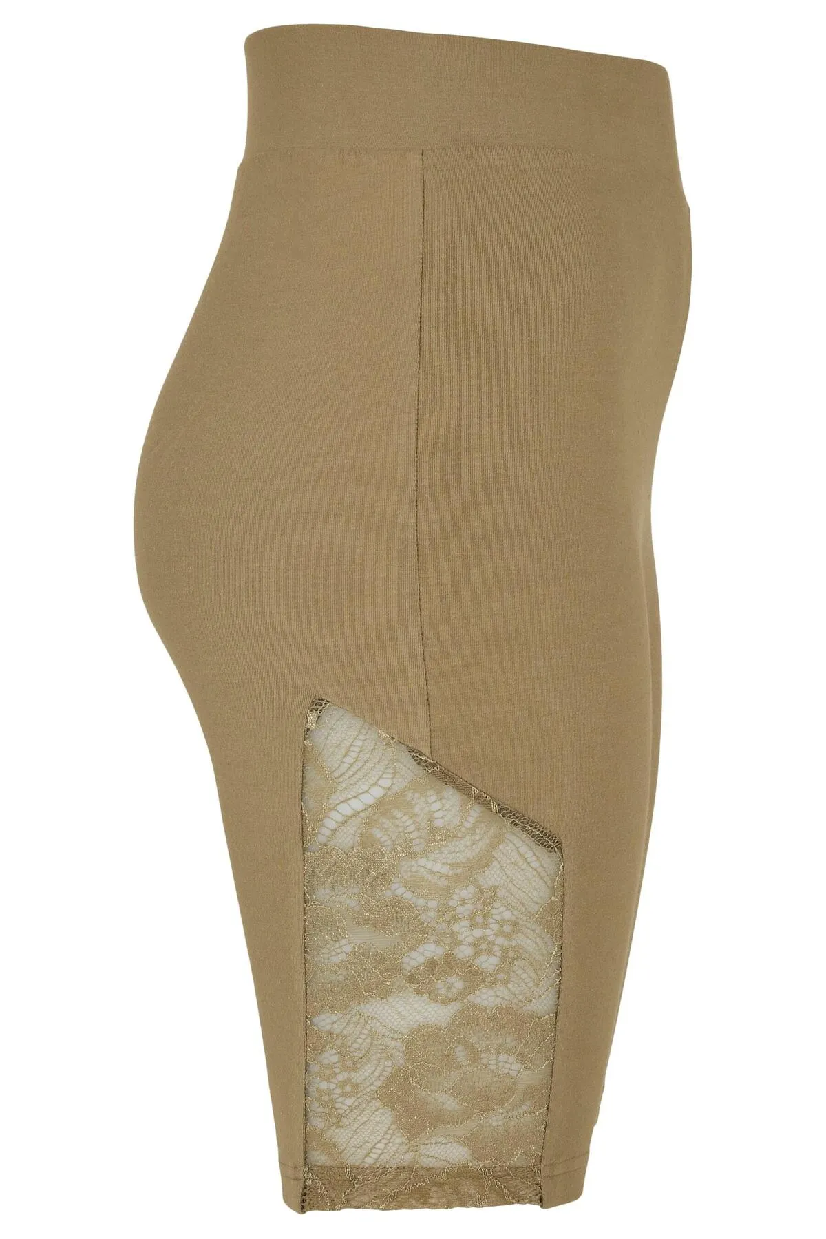 Urban Classics  Kurze Sporthose - Khaki - Hoher Bund