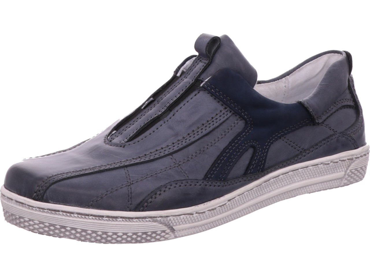 DIVERSE Komfort Slipper blau