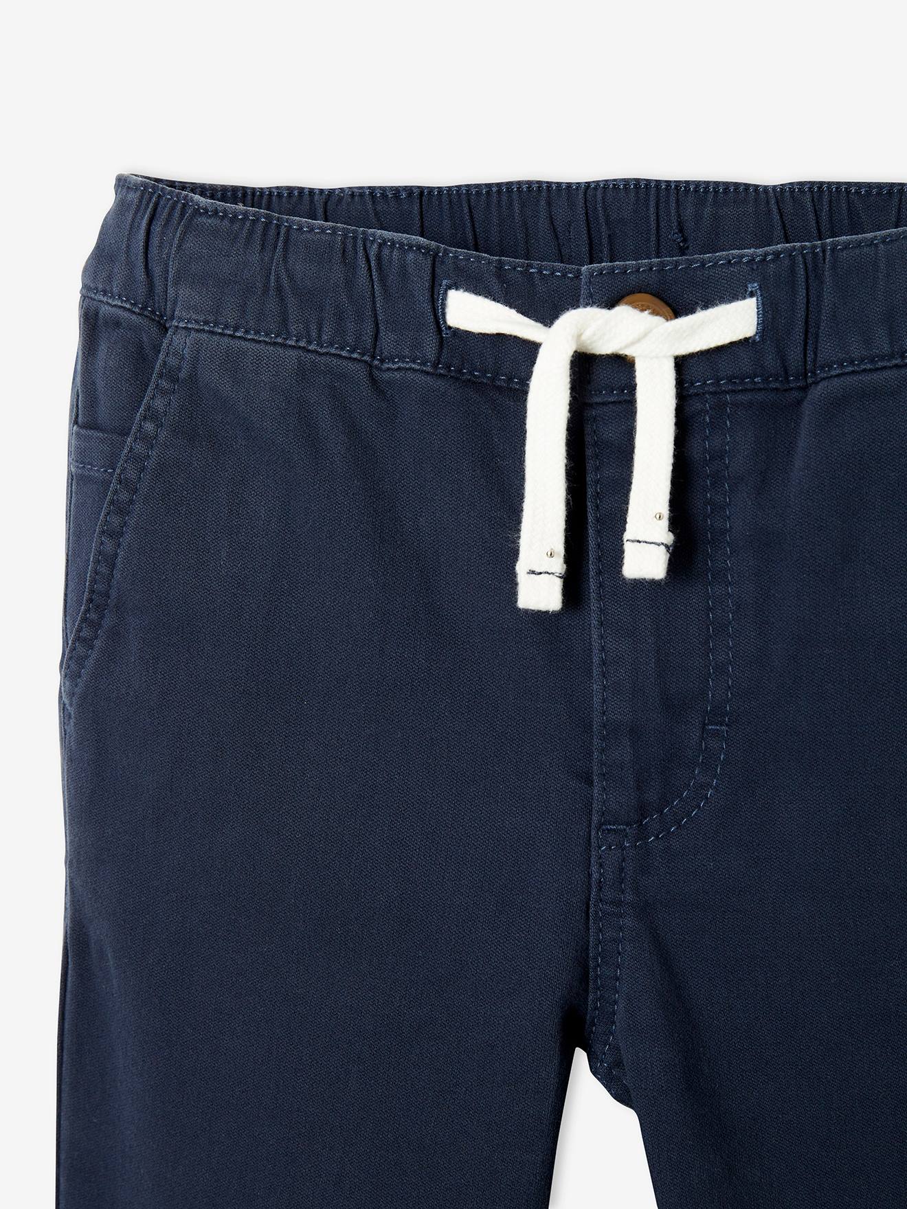 Vertbaudet Jungen Chinohose mit Schlupfbund Oeko-Tex - grün