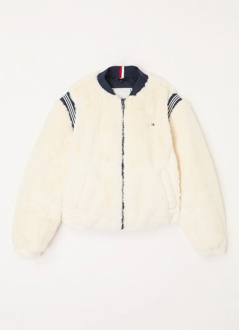 Jachetă bomber din piele ecologică matlasată Tommy Hilfiger