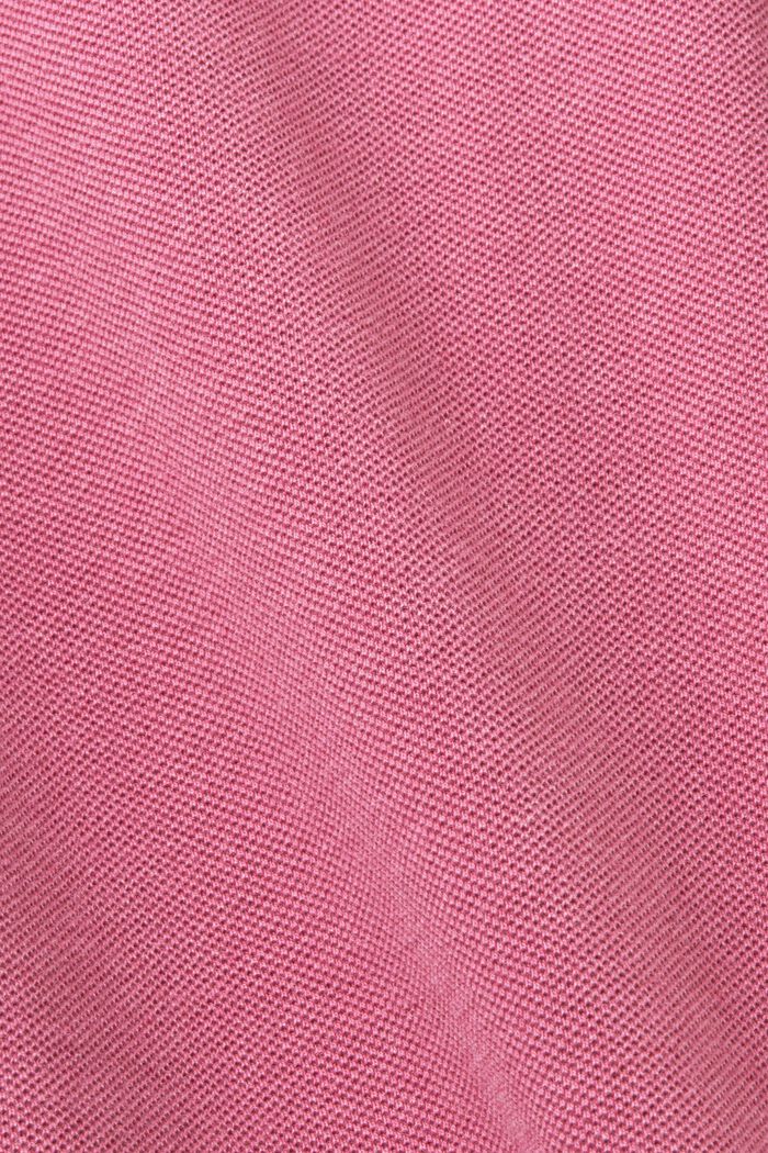 Poloshirt aus Stone-Washed-Baumwollpikee