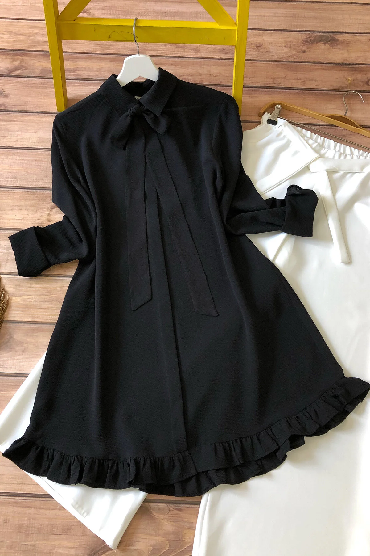 MODAQU  Tuniken - Schwarz - Regular Fit