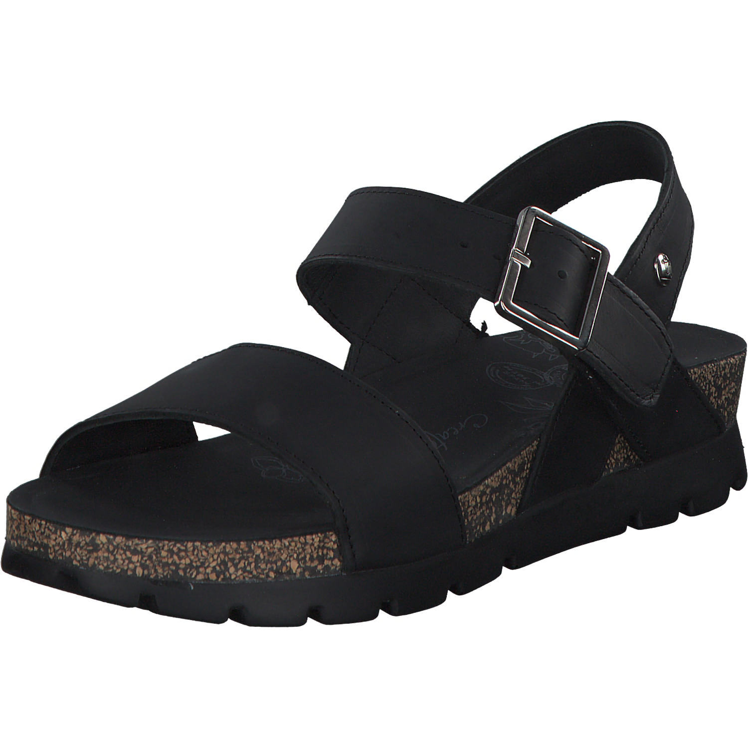 Panama Jack Sandy B, Keilsandaletten, Damen, negro black