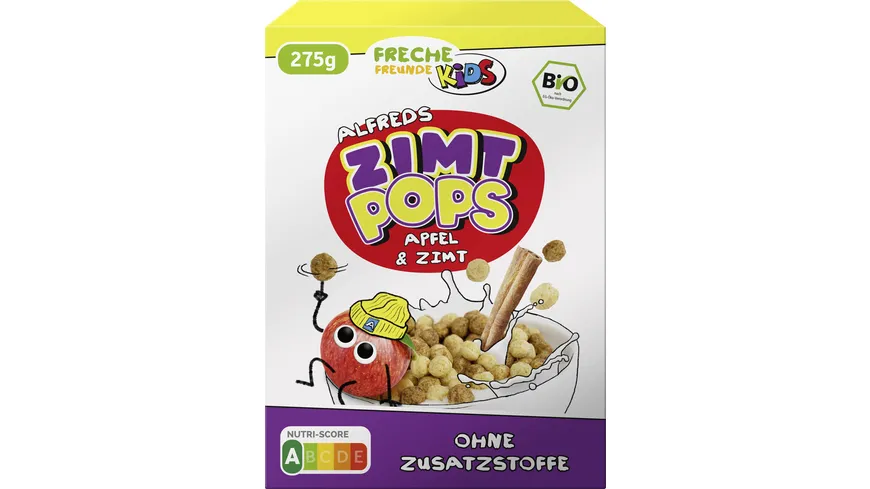 Freche Freunde Bio Alfreds Zimt Pops Apfel & Zimt 275 g