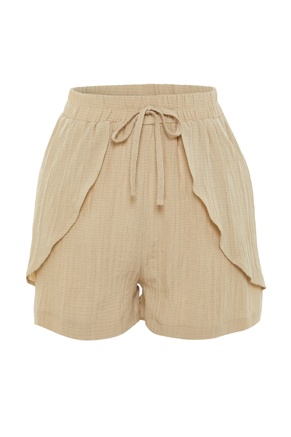Trendyol Collection  Beige gewebte Shorts und Bermuda TBESS23SR00017