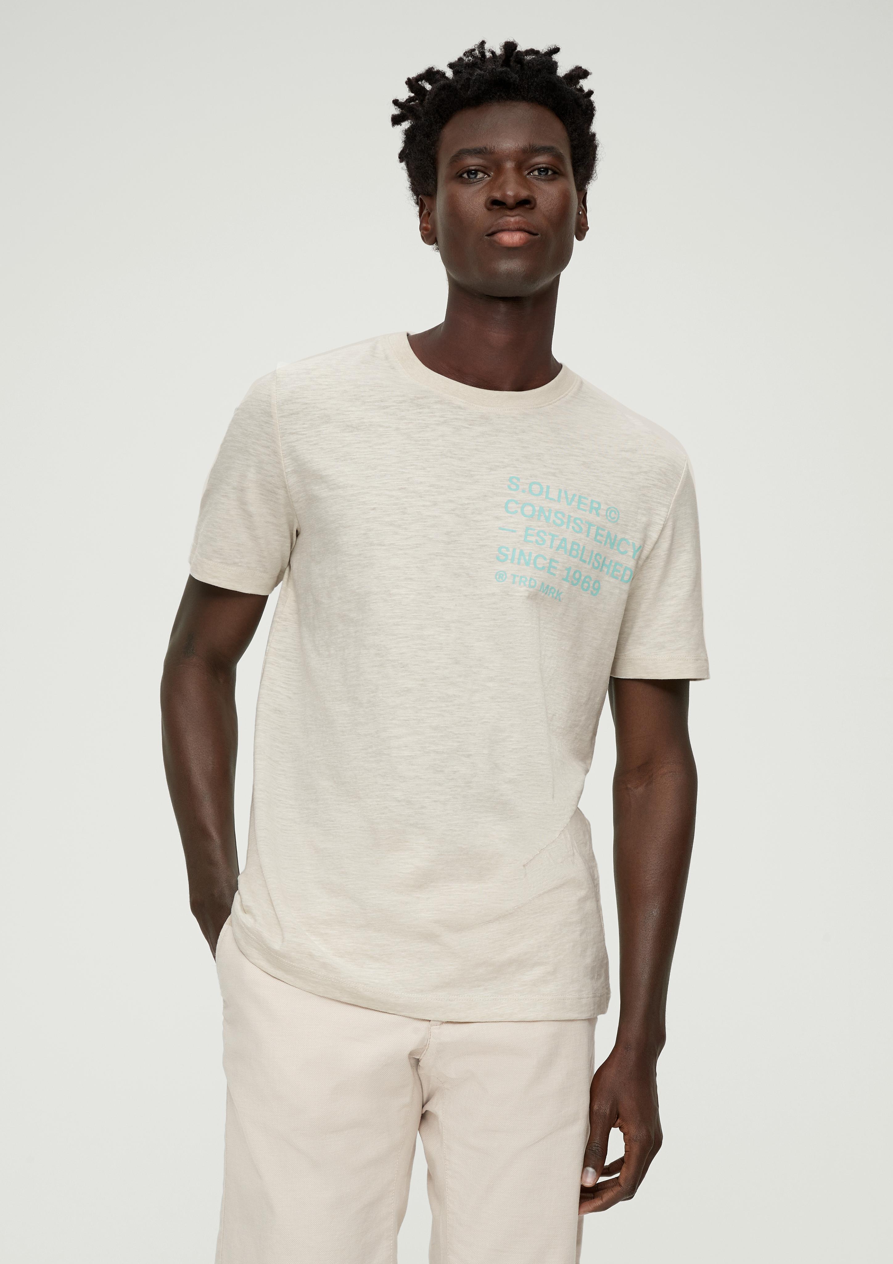 T-Shirt mit Frontprint  2132717-01W2