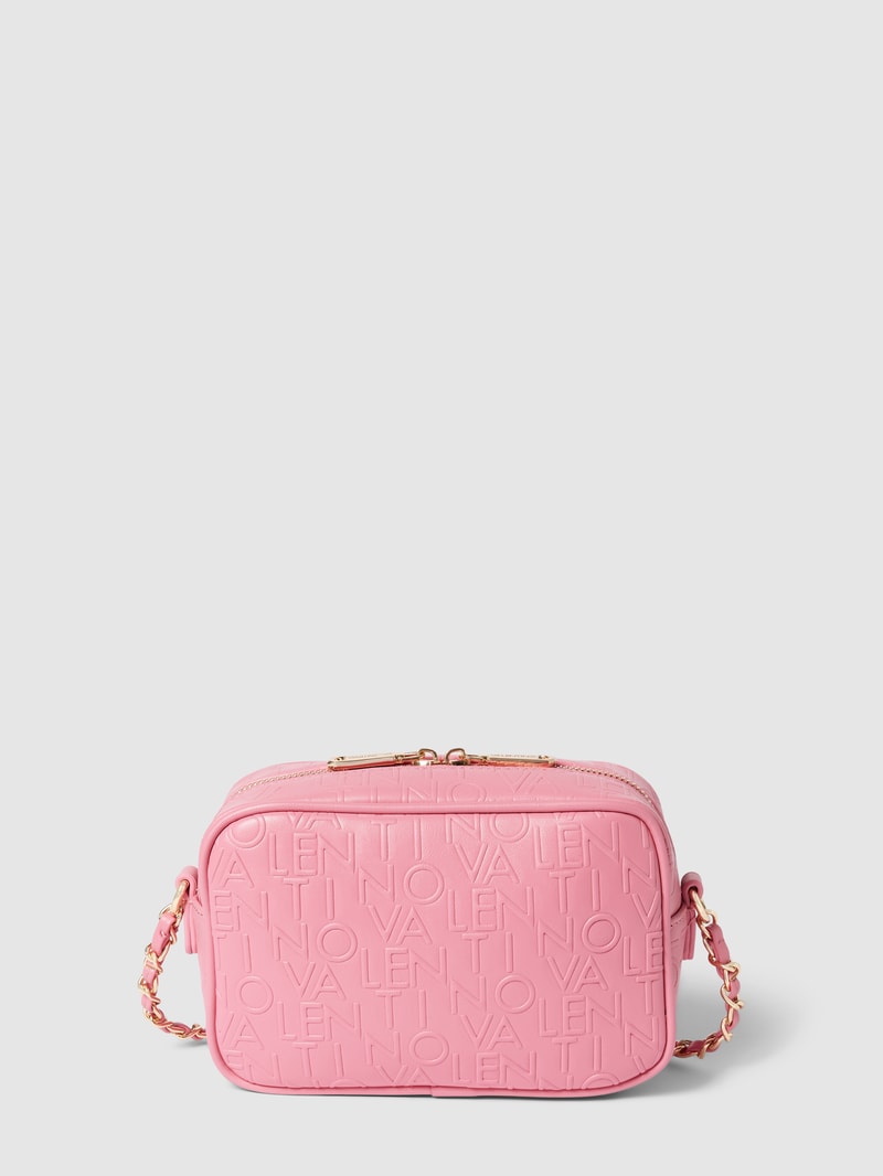 Umhängetasche mit Label-Details Modell 'RELAX' in pink