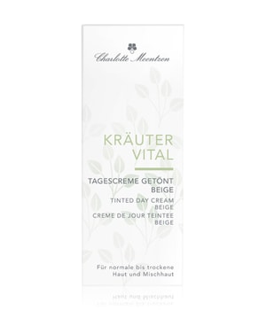 Charlotte Meentzen Kräutervital Beige Getönte Gesichtscreme-50 ml