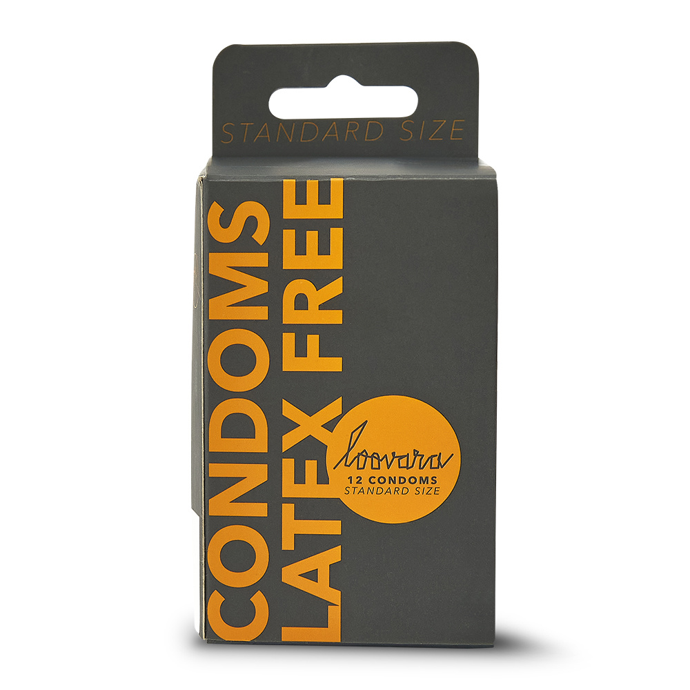 loovara Latex free condoms - Préservatif 100% sans latex Standard Size Préservatif sans latex