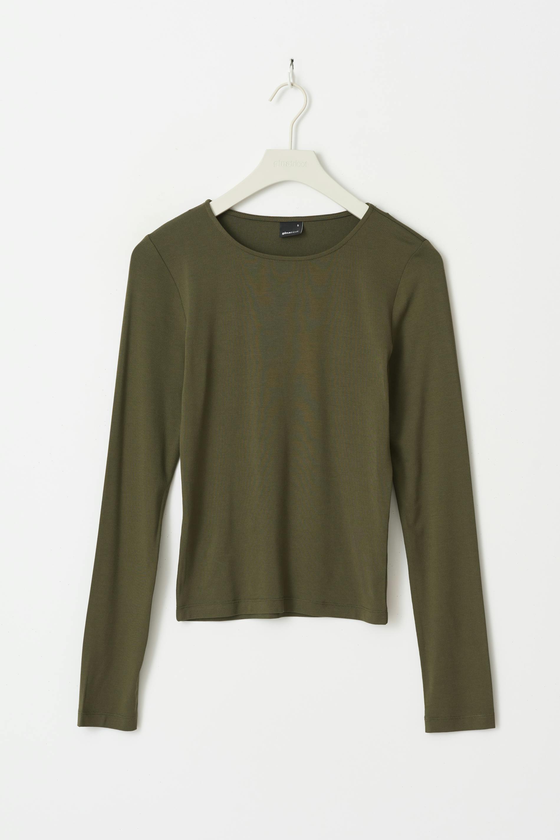 Soft touch crew neck top