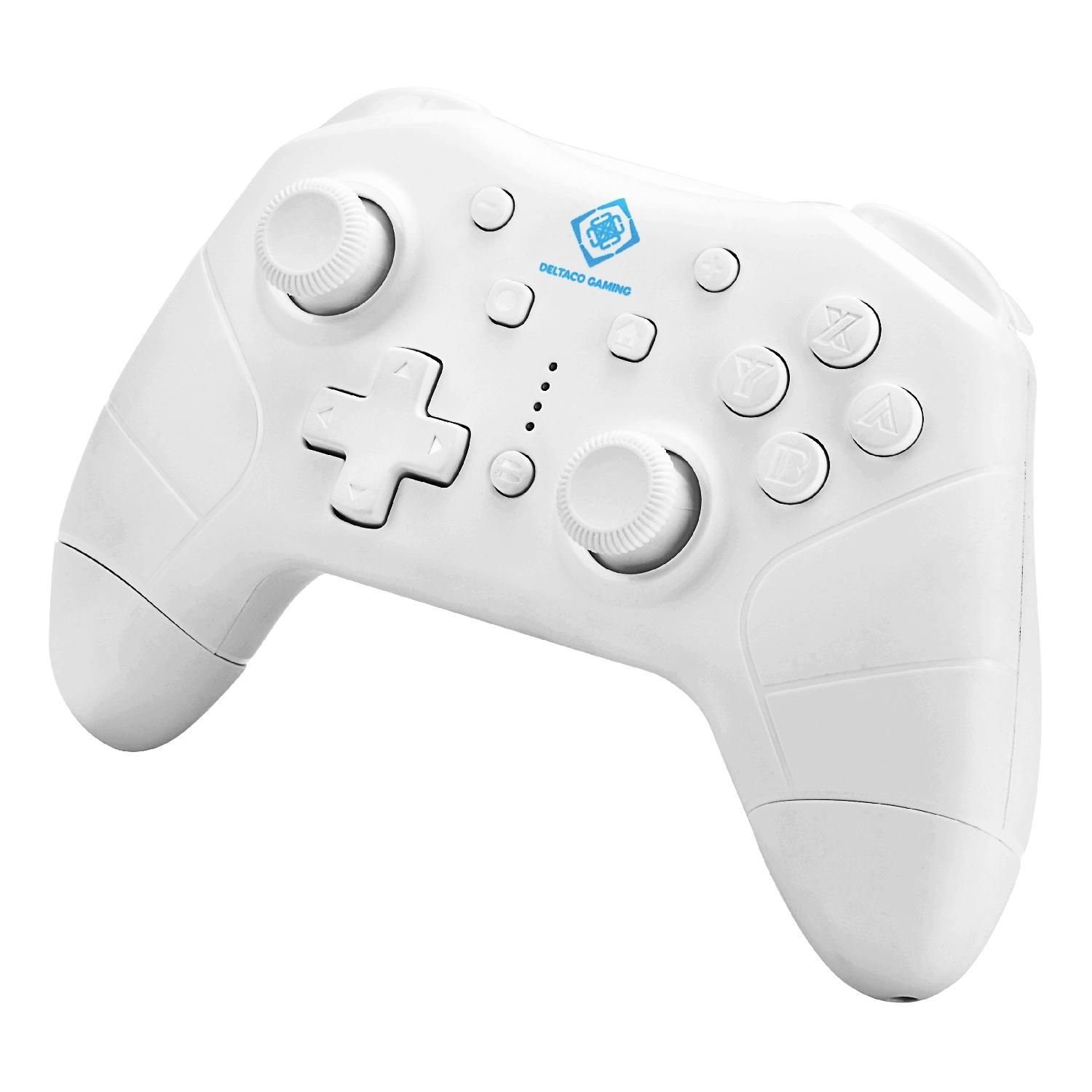 DELTACO Nintendo Switch Gaming Controller Bluetooth 600 mAh Gaming-Controller (3D Joysticks, Bluetooth, Wireless)