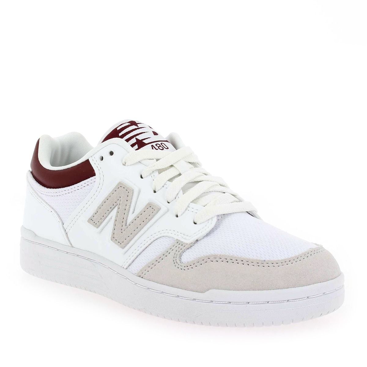 New Balance  BB480LKB - Blanc Bordeaux