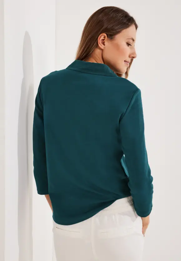 CECIL Shirt mit Polokragen