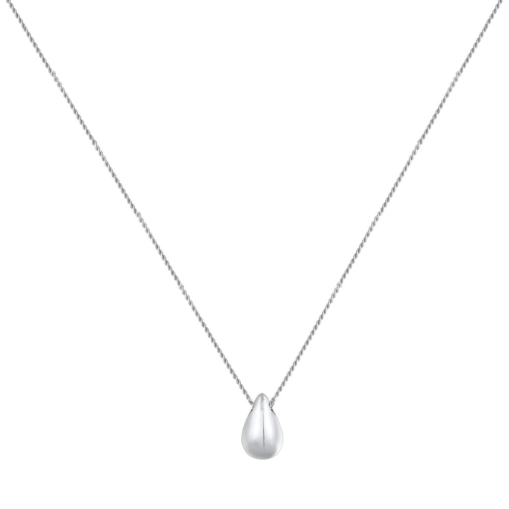 Elli Elli Collier Pendentif goutte d'eau pour femme Intemporel en argent massif 925 Bijoux