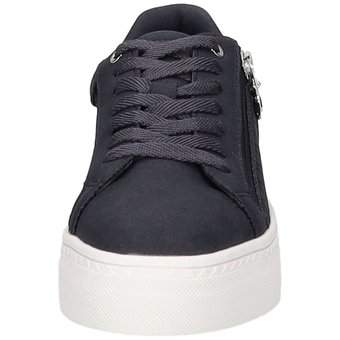 Tamaris Plateau Sneaker in blau