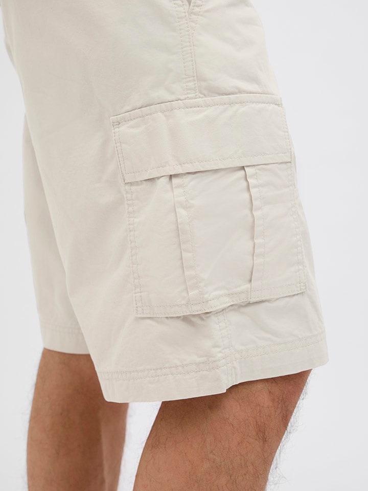 Jack & Jones Cargobermudas in Creme günstig kaufen