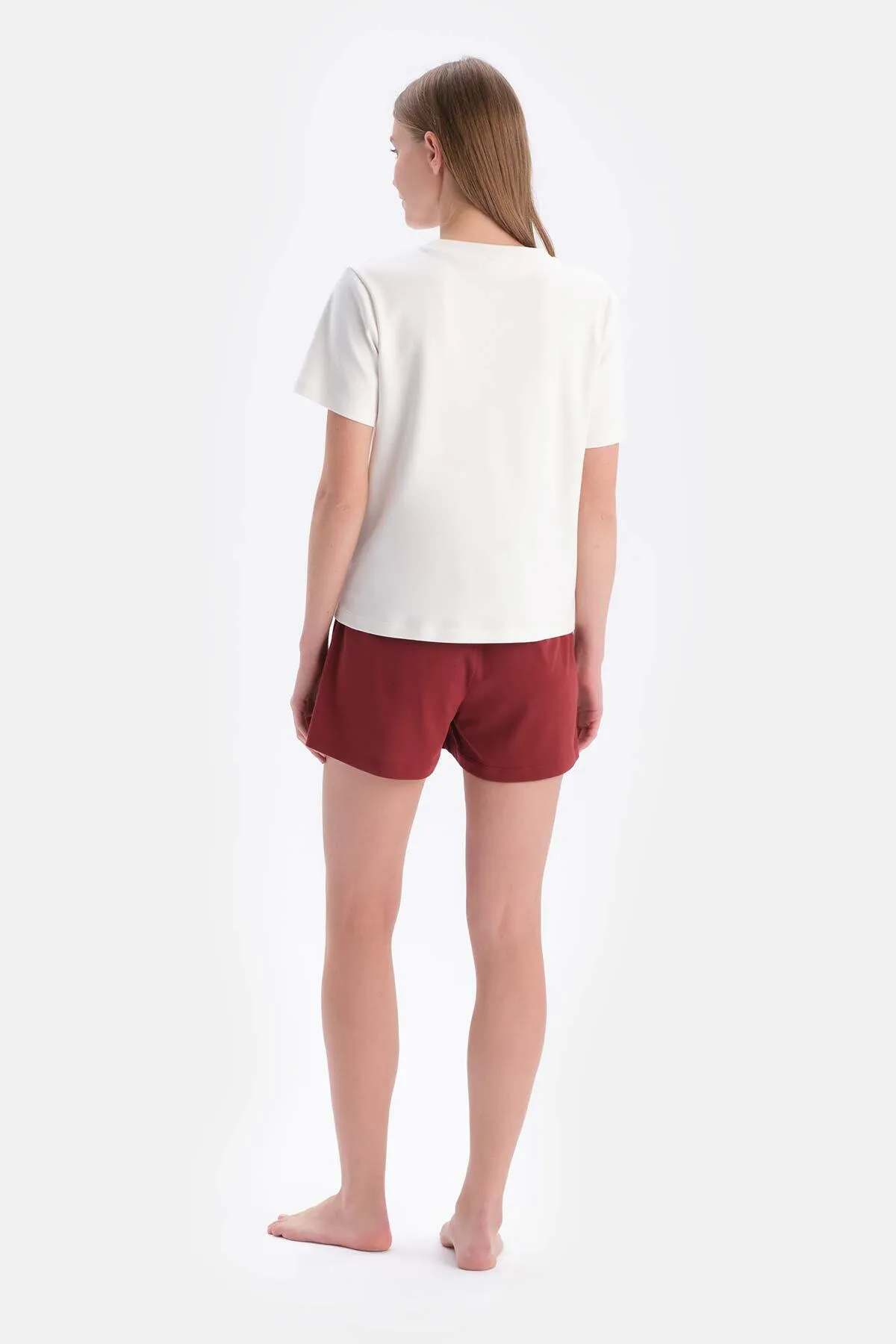 Dagi  Pyjama set - Ecru - Unifarben