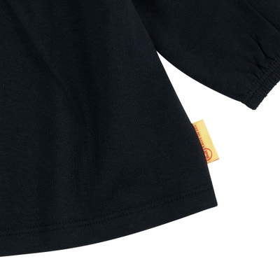 Bluse langarm, dunkelblau für Mädchen