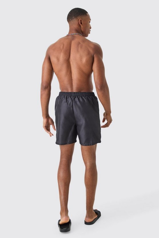 Mittellange Man Badehose